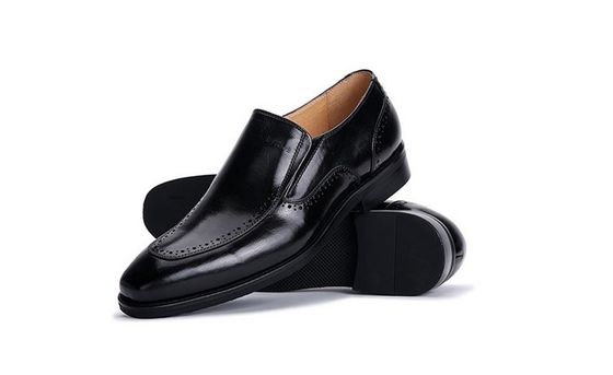 Slip On Brogue Pria Baju Kulit Sepatu Loafers Buaya Pola Untuk Kantor
