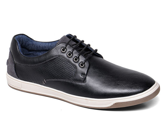 Klasik Designer Men Lace Up Casual Flat Shoes, Sepatu olahraga