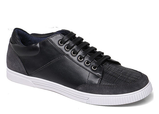 Sneakers Fashion Dentel Men Flat Dress Sepatu Bernafas Berjalan Mikrofiber Linling