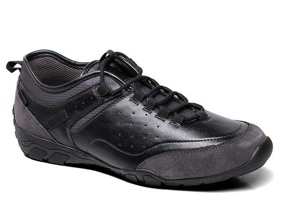 Bernafas berjalan renda men Kasual sepatu datar Sneakers dengan Mesh Linling