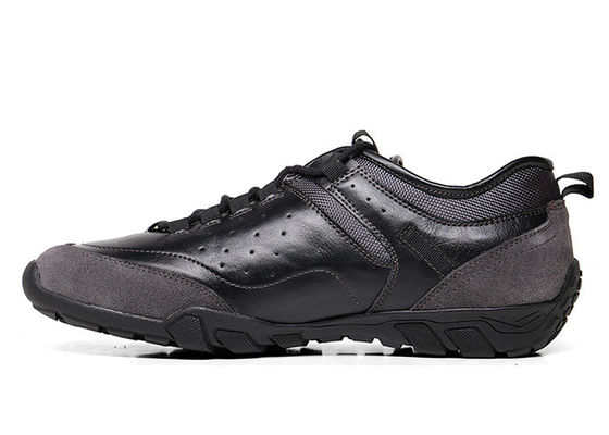 Bernafas berjalan renda men Kasual sepatu datar Sneakers dengan Mesh Linling