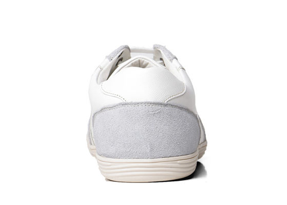 OEM Pria Casual Sepatu Kulit Suede Pria Putih Sepatu Flat