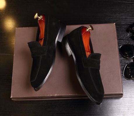 Kerajinan Suede Cortex Klasik Pria Kulit Loafers / Pria Casual Suede Loafers
