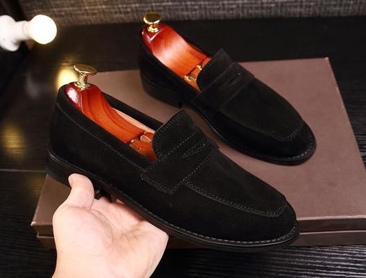 Kerajinan Suede Cortex Klasik Pria Kulit Loafers / Pria Casual Suede Loafers