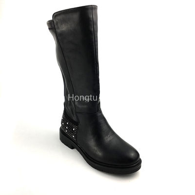 Flat Heel Gadis Kulit Sepatu Sekolah Dasi untuk Hari-hari Sekolah Aktif