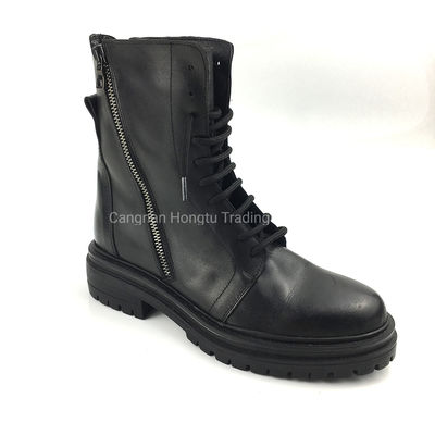 Dibuat di Italia Sepatu kulit wanita dengan kulit asli bagian atas dan tinggi tumit rendah