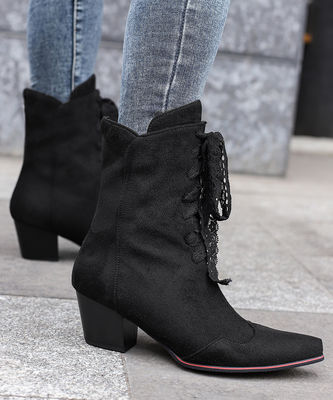 Sepatu Kulit Asli Hitam Wanita Kulit Atas Untuk Gaya Anda