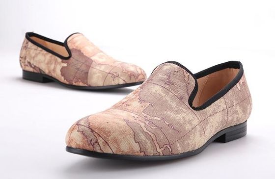 Slip On Mens Velvet Loafers Bersulam Velvet Smoking Slippers