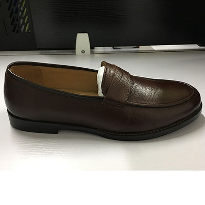 Brown Pria Kulit Pakaian Sepatu, Fashion Oxford Party Wear Sepatu Untuk Pria