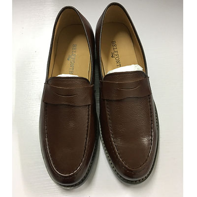 Brown Pria Kulit Pakaian Sepatu, Fashion Oxford Party Wear Sepatu Untuk Pria
