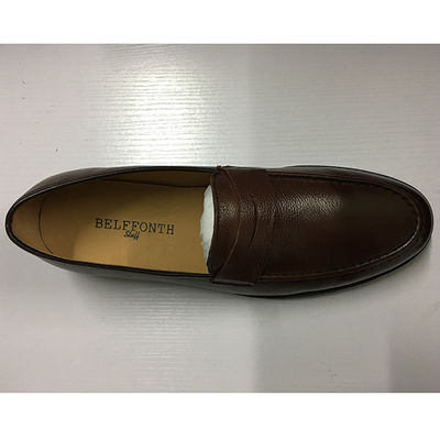 Brown Pria Kulit Pakaian Sepatu, Fashion Oxford Party Wear Sepatu Untuk Pria