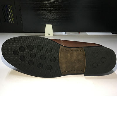 Brown Pria Kulit Pakaian Sepatu, Fashion Oxford Party Wear Sepatu Untuk Pria
