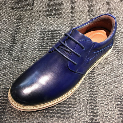Microfiber dilapisi Pria Casual Flat Shoes, Suede Flat Leather Shoes Untuk Pria