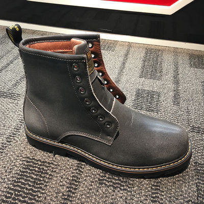 Super Lace Up Pria Casual Boots Sepatu, Tulang telapak Tulang Sepatu Sneaker