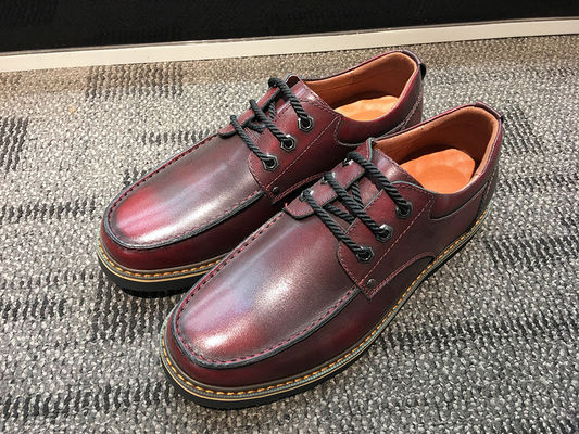 OEM Pria Casual Sepatu Kulit Suede Pria Putih Sepatu Flat