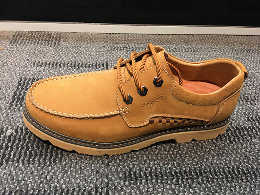Kulit Suede renda sepatu olahraga, Pria sepatu lantai datar sepatu kasual warna hitam