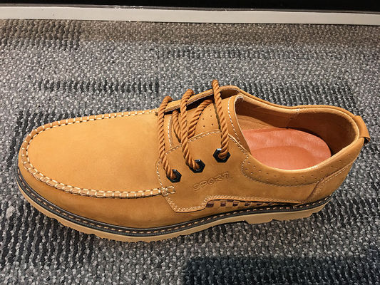Kulit Suede renda sepatu olahraga, Pria sepatu lantai datar sepatu kasual warna hitam