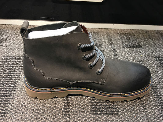 Pria sepatu bot kulit asli gaun, Brown Martin Style sepatu bot untuk bisnis