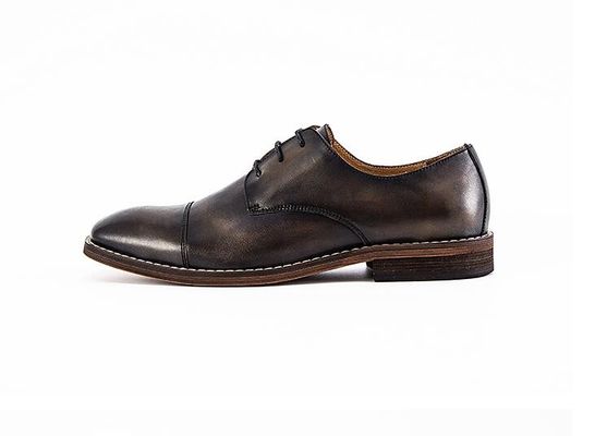 Waterproof Pria gaun pengantin Sepatu renda sampai Flat Heel Bergaris Slip On Sepatu