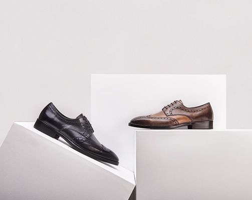 Desainer Italia Pria Formal Dress Sepatu Klasik Formal Oxford Sepatu Untuk Pria Sepatu