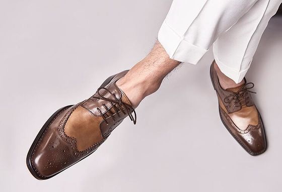 Desainer Italia Pria Formal Dress Sepatu Klasik Formal Oxford Sepatu Untuk Pria Sepatu