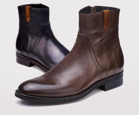 British Ukiran Renang Pria Sepatu Tulang Pinggang Berujung Kaki Gaya Brogue Sepatu Chelsea