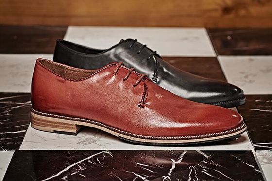 Lace Up Men's Wedding Dress Sepatu, Fashion Style Resmi Sepatu Pria Mewah Sepatu