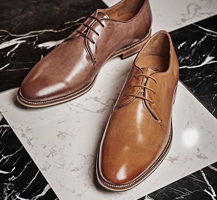 Lace Up Men's Wedding Dress Sepatu, Fashion Style Resmi Sepatu Pria Mewah Sepatu