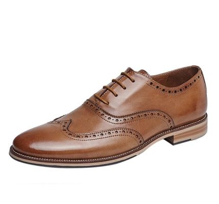 Customized Men'S gaun pengantin sepatu buatan tangan Full Grain Kulit Goodyear Welted sepatu