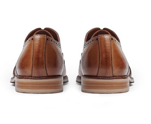 Customized Men'S gaun pengantin sepatu buatan tangan Full Grain Kulit Goodyear Welted sepatu