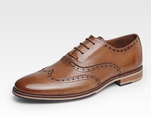 Customized Men'S gaun pengantin sepatu buatan tangan Full Grain Kulit Goodyear Welted sepatu