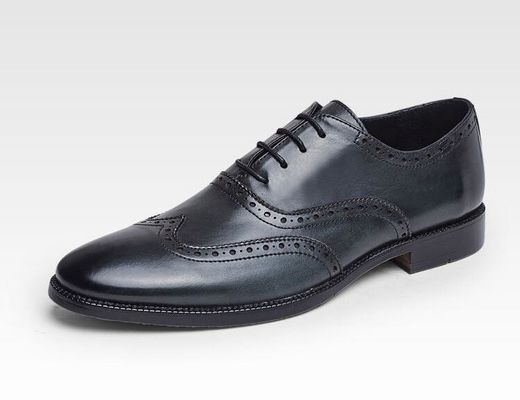 Customized Men'S gaun pengantin sepatu buatan tangan Full Grain Kulit Goodyear Welted sepatu