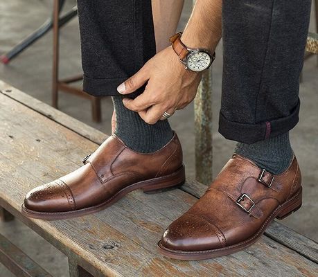 Lace Up Designer OEM Pria Casual Sepatu Flat untuk Berjalan, Twill Linling