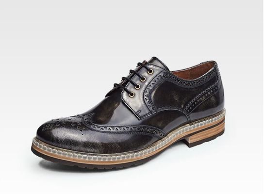 Fashion Desainer Italia Pria formal pakaian sepatu kulit asli datar mewah sepatu pernikahan