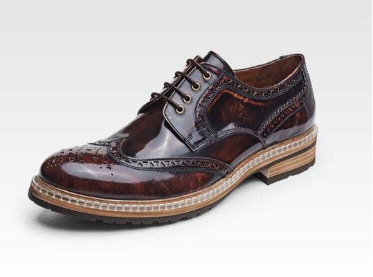 Fashion Desainer Italia Pria formal pakaian sepatu kulit asli datar mewah sepatu pernikahan
