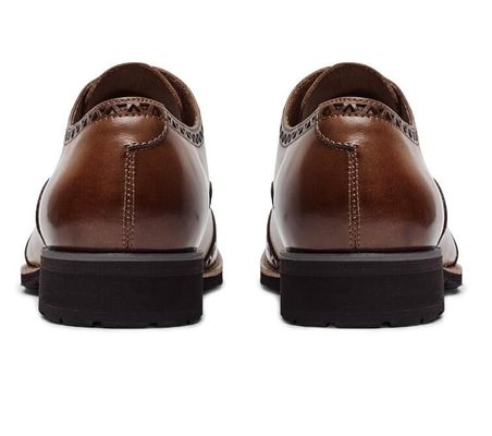 Handmade Pria Kulit Tassel Loafers, Perjamuan Pria Kulit Merokok Sandal