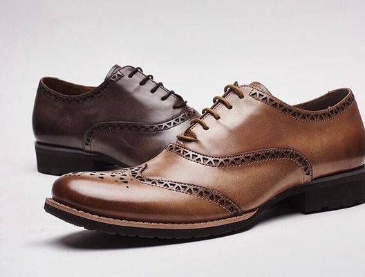 Handmade Pria Kulit Tassel Loafers, Perjamuan Pria Kulit Merokok Sandal