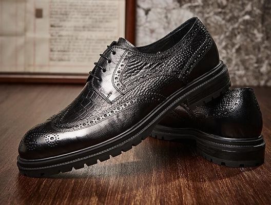 Pria nyaman Loafers Kulit Musim Panas tahan lama Pria Brown Slip On Dress Shoes