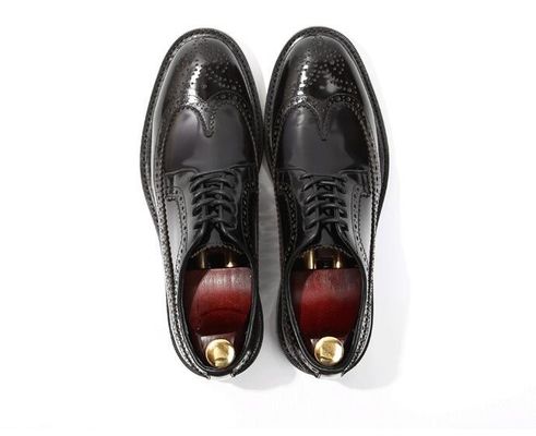 Merek Italia Pria Sepatu Kulit Flat Sepatu Hitam Slip On Sepatu Pakaian