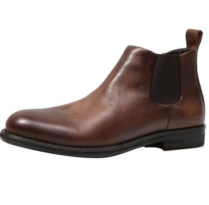 Fashion Flats Pria Pakaian Kulit Sepatu Hitam Oxford Pakaian Sepatu Hollow Out Bernafas