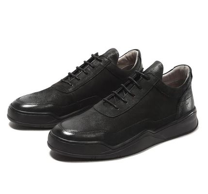 Musim gugur / musim semi Pria Kulit Casual Sepatu buatan tangan Kulit cokelat Loafer Sepatu