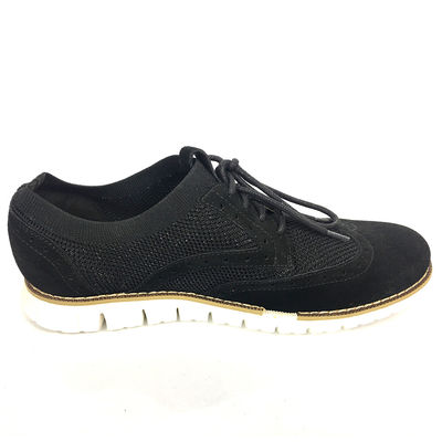 Kasut Kain Tenun Ringan Untuk Pria Flyknit Suede Ringan EVA Outsole