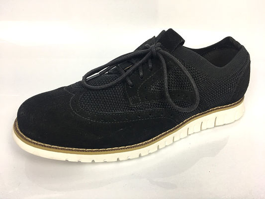 Kasut Kain Tenun Ringan Untuk Pria Flyknit Suede Ringan EVA Outsole