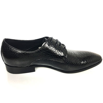 Toe Mens Black Dress Shoes, Italia buatan tangan Plain Toe Dress Shoes Pria 2018