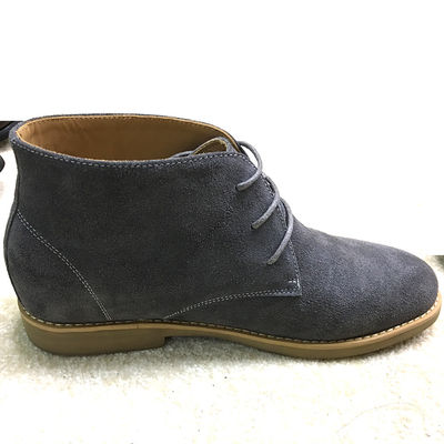 Ukuran besar Italia Gaya Pria Suede Desert Boots, Ankle Musim Dingin Premium Suede Boot
