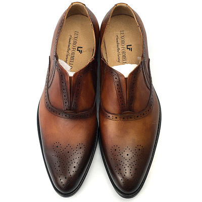 Italia Kerajinan Kulit Pria Sepatu Formal Dress Sepatu Kantor Oxford