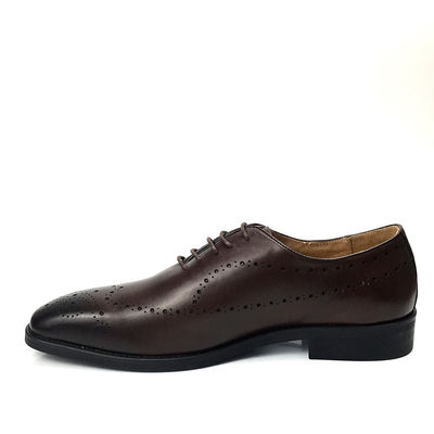 Pakaian formal pria kulit sapi berwarna tangan Sepatu gaya elegan
