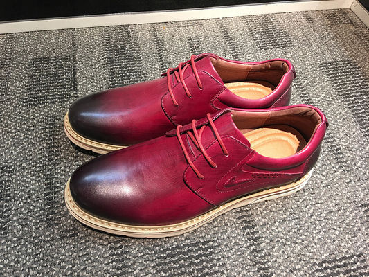 OEM Pria Kulit Casual Sepatu, Klasik Pria Oxford Sepatu Untuk Empat Musim