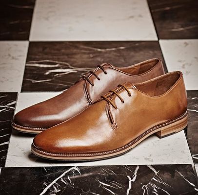 Goodyear Custom Handmade Oxford Pria Kulit Pakaian Sepatu Dengan Empat Warna