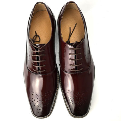 Lining Kulit Sapi dan Kulit Ganda Welt Pria Sepatu Kantor